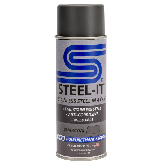 Steel-It Polyurethane Aerosol Paint - CHARCOAL FGAE1006B