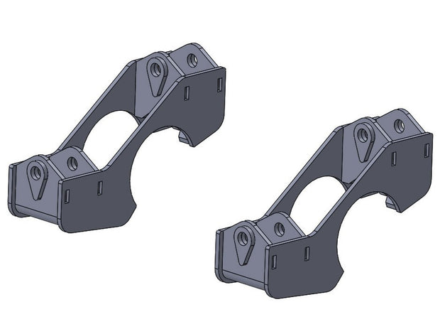 THE ARCHETYPE Axle Side Front Dual Shock Brackets
