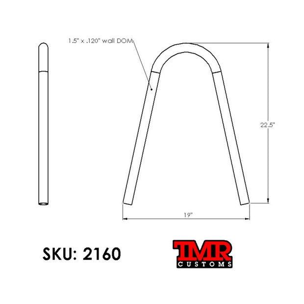 1.5" Universal Shock Hoop Kit - EXTENDED HEIGHT