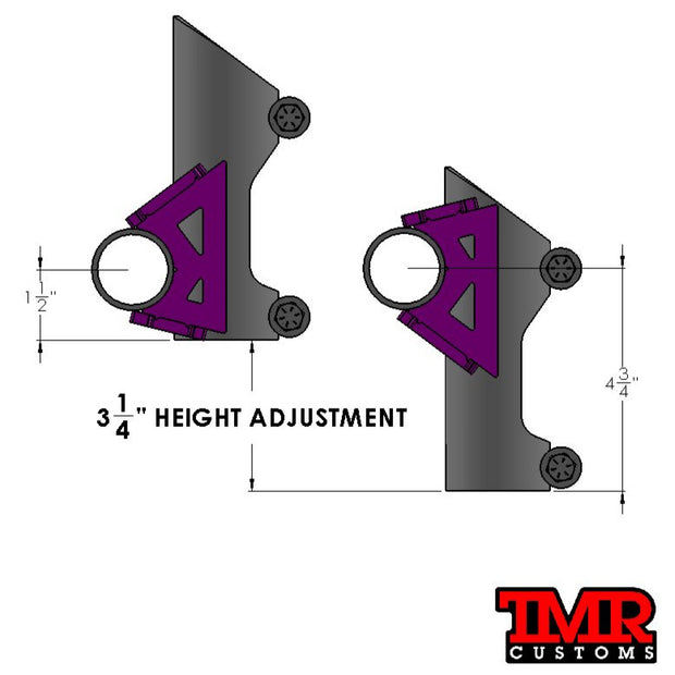 Bump Stop Tube Chassis Mount