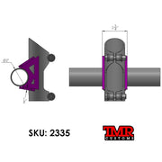 Bump Stop Tube Chassis Mount