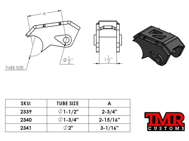 Tube Chassis Shock Brackets