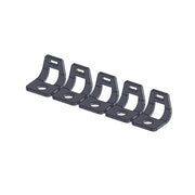 Aluminum Bolt On Zip Tie Tab/Cable Tie Tab - 50 Pack