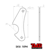 Axle Side Anti Wrap/Traction Bar/Radius Arm Bracket